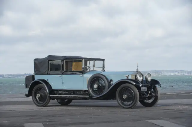The Rolls Royce at a beach side