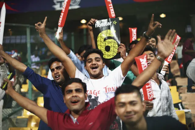 Fans at the Twenty20 Cricket World Cup
