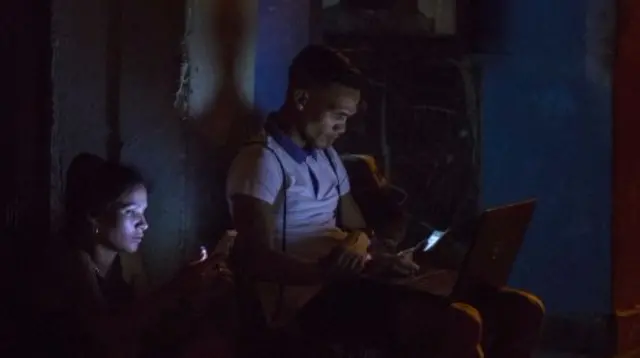 Internet users in Cuba