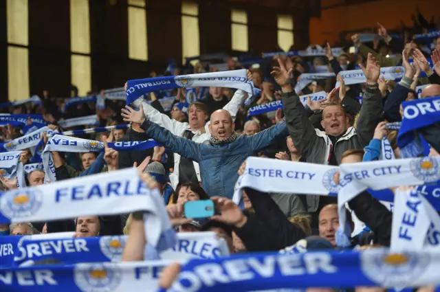 Leicester City fans