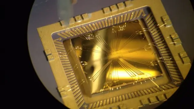 Diana Craik's photo of a microwave ion-trap chip for quantum computation