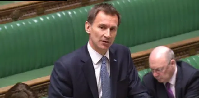 Health Secretary Jeremy Hunt