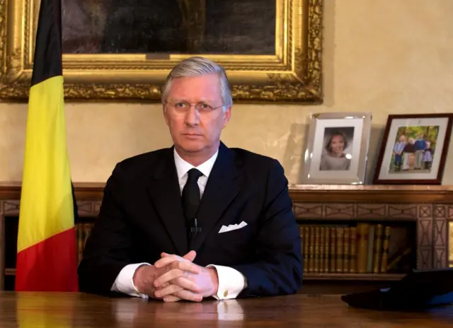 King Philippe of Belgium addresses the nation