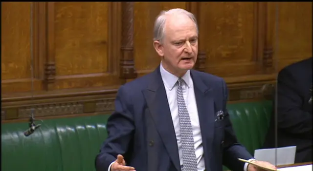 Sir Henry Bellingham speaking in the Commons