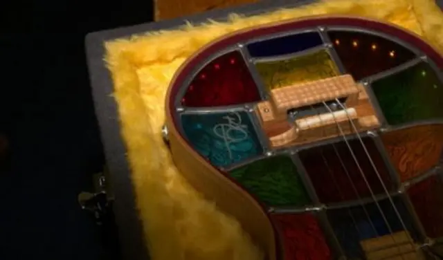 Stained glass mandolin