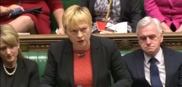 Shadow business secretary Angela Eagle