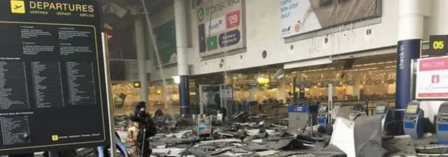 Airport blast