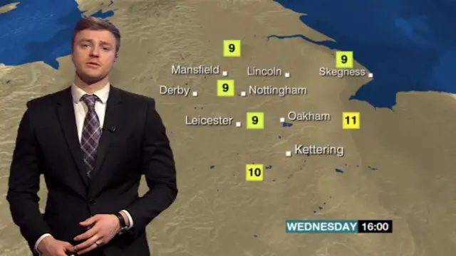 Charlie Slater's weather map