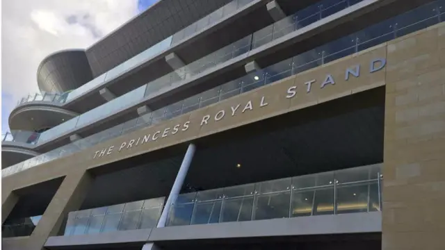 The new Princess Royal Stand at Cheltenham Racecourse