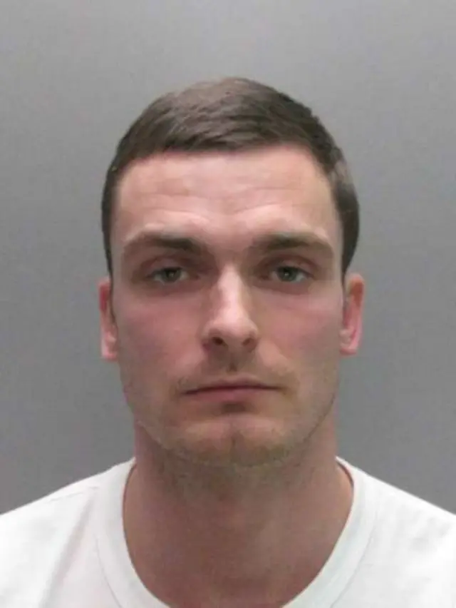 Adam Johnson mugshot