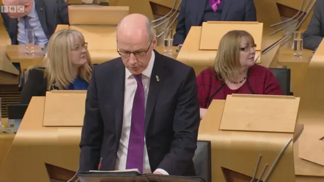 Finance Secretary John Swinney