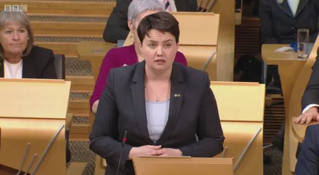 Scottish Conservative leader Ruth Davidson