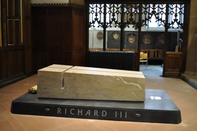 King Richard III in Leicester Cathedral