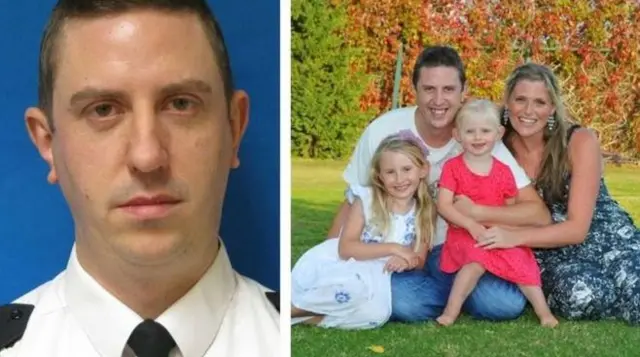 PC Dave Phillips and family