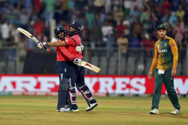 England celebrate