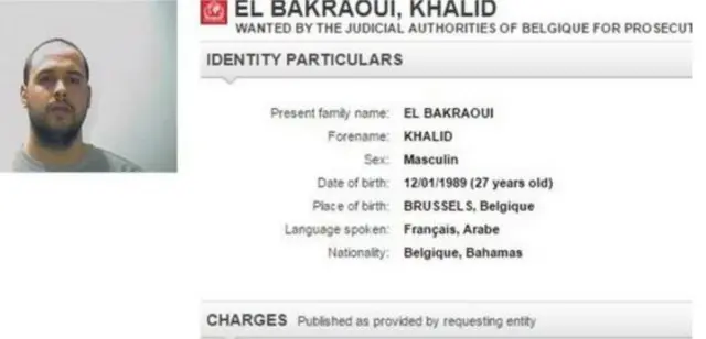 Khalid el-Bakraoui wanted details