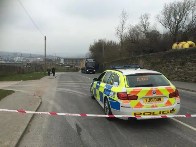 The scene in Hall Lane