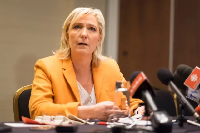 French far right Front National (FN) president Marine Le Pen