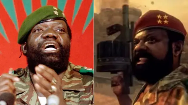 Jonas Savimbi and his depiction in the game