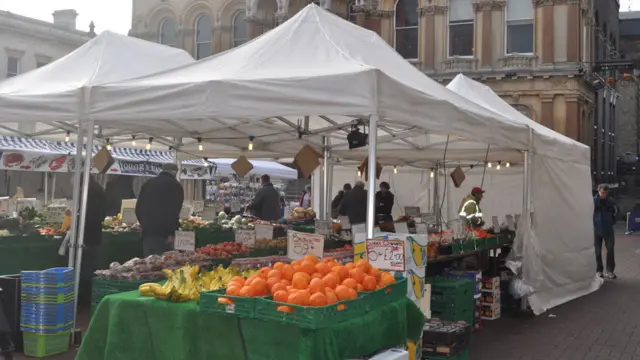 Ipswich market, Cornhill