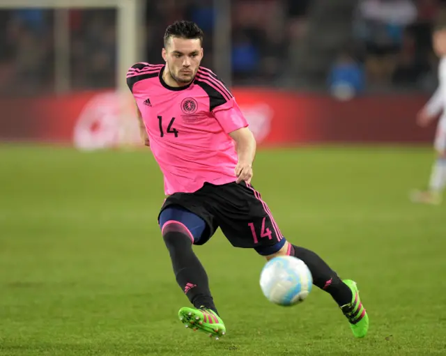 Tony Watt makes his Scotland debut