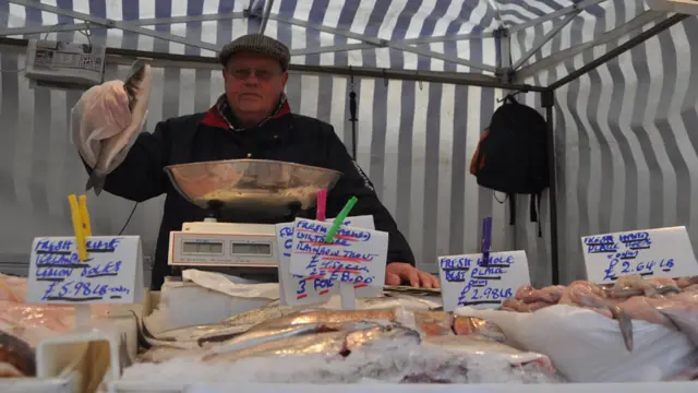 Mike Young on Ipswich market