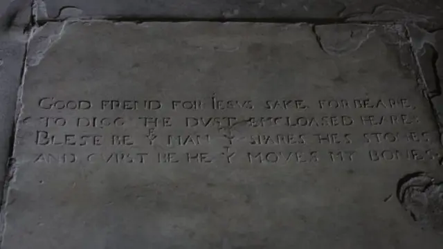 Shakespeare's grave