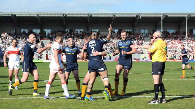 Hull FC celebrate