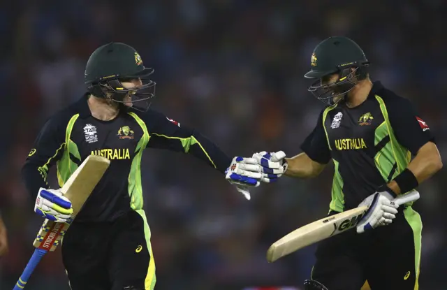 Peter Nevill celebrates his six from the final ball