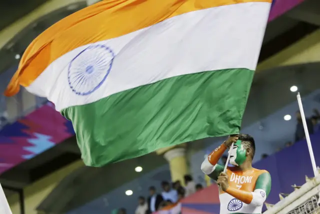 An India fan