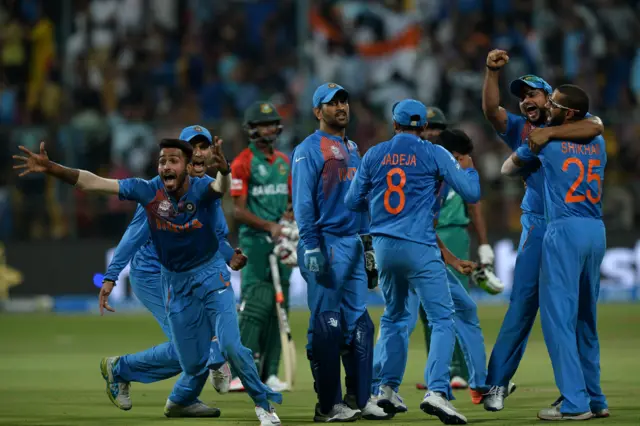 India celebrate