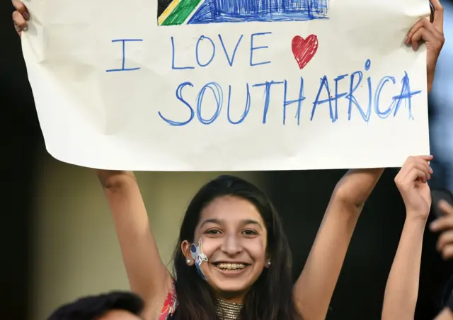 South Africa fans