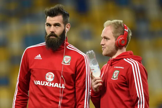 Joe Ledley and Jonathan Williams