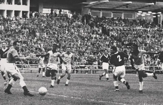 Brazil 1-0 Wales at the 1958 World Cup