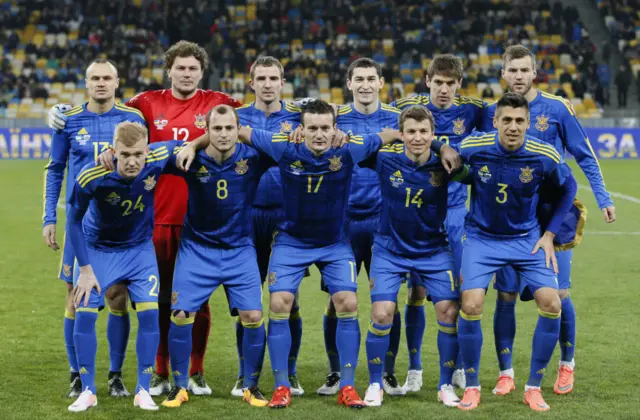 Ukraine line-up