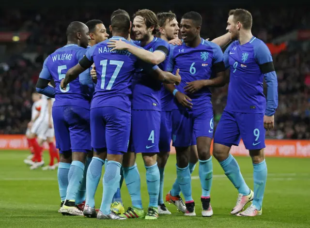 Luciano Narsingh celebrates