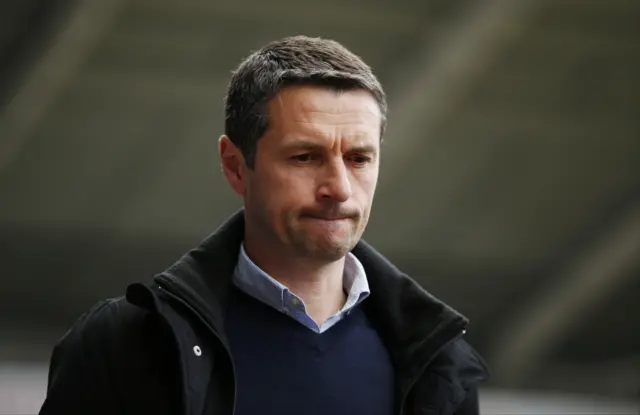 Remi Garde looks dejected