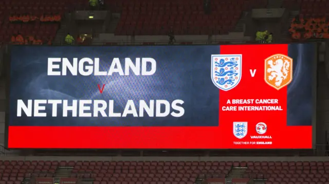 England v Netherlands