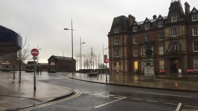 Hanley Town Hall today