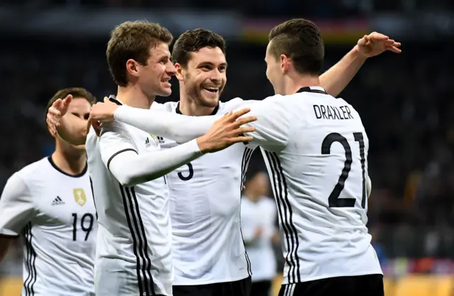 Jonas Hector celebrates