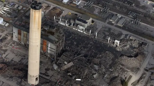Didcot Power Station Station collapse