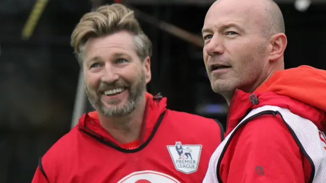 Robbie Savage and Alan Shearer