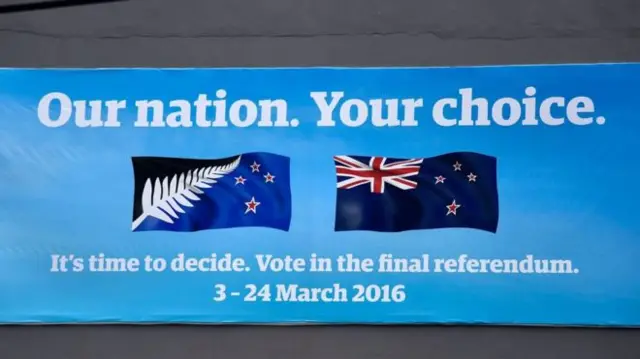 New Zealand flags