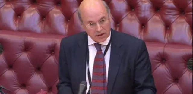 Environment Minister Lord Gardiner of Kimbl