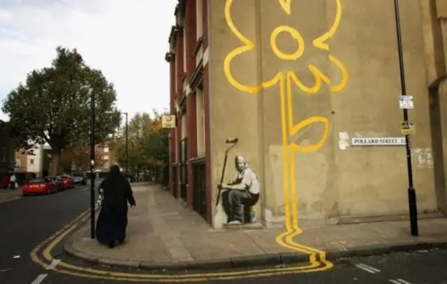 Banksy artwork in London