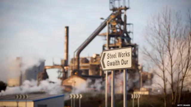 Steel Works sign