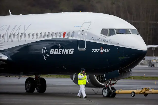 A Boeing 737