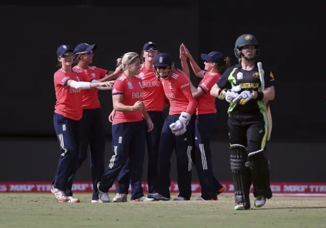 England celebrate