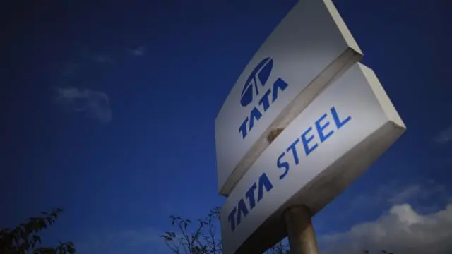 Tata steel sign