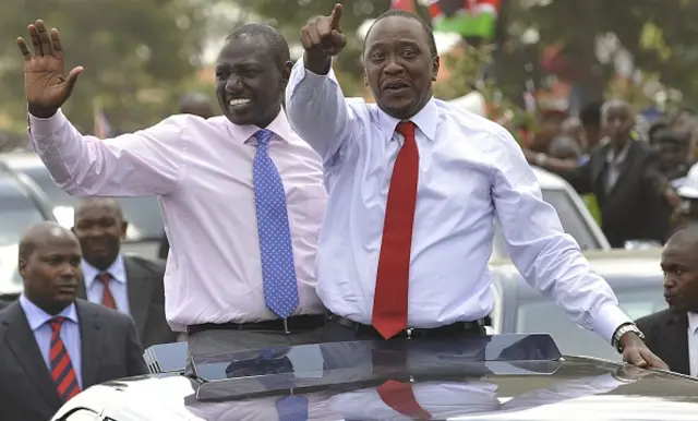 Ruto and Kenyatta